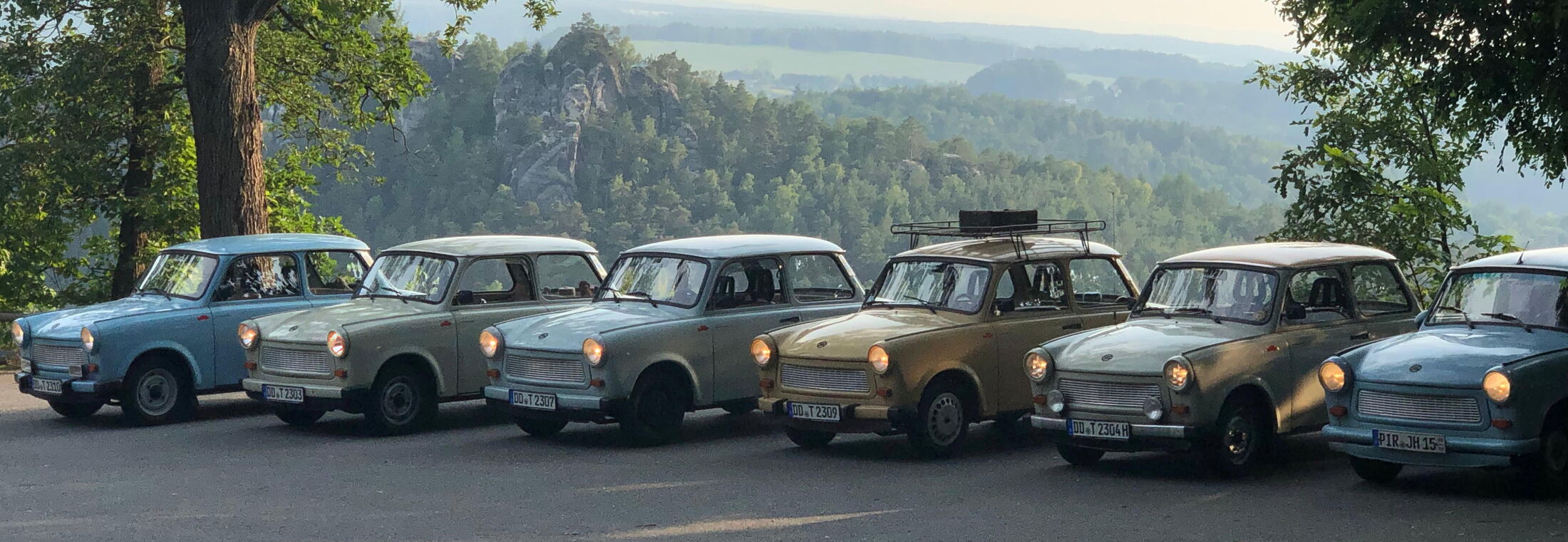 Trabi-Touren in der Sächsische Schweiz